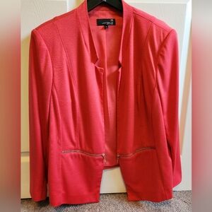 Laura Plus Petite Blazer - Sz 16 - Coral